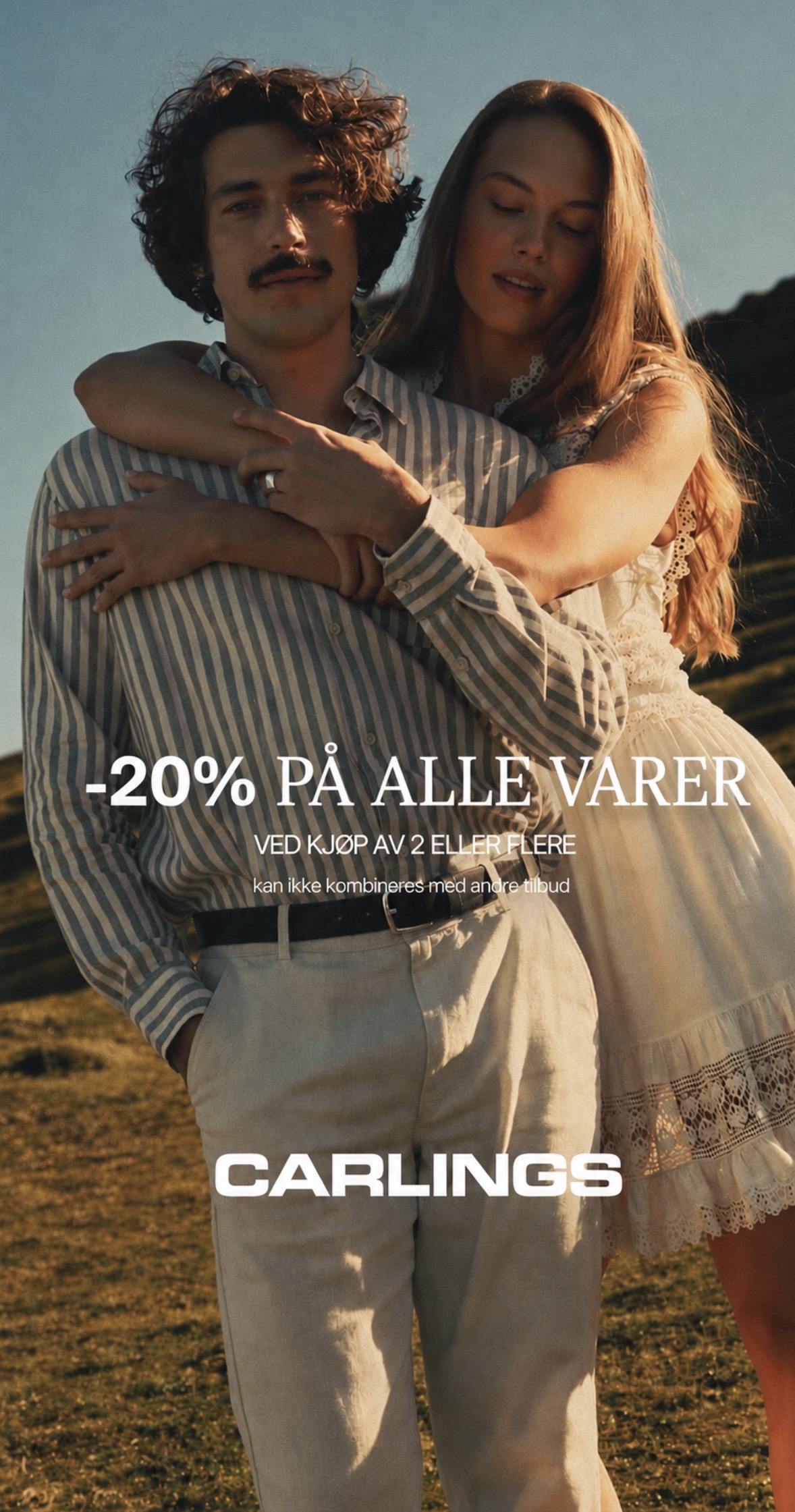 -20% VED KJØP AV 2 ELLER FLERE VARER Carlings