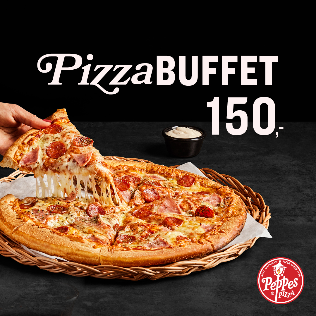 Pizzabuffet - 150kr Peppes Pizza